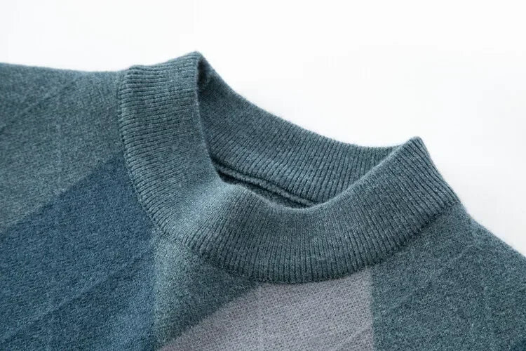 New High Quality Men's  Fashion Business Casual Knitted Sweater