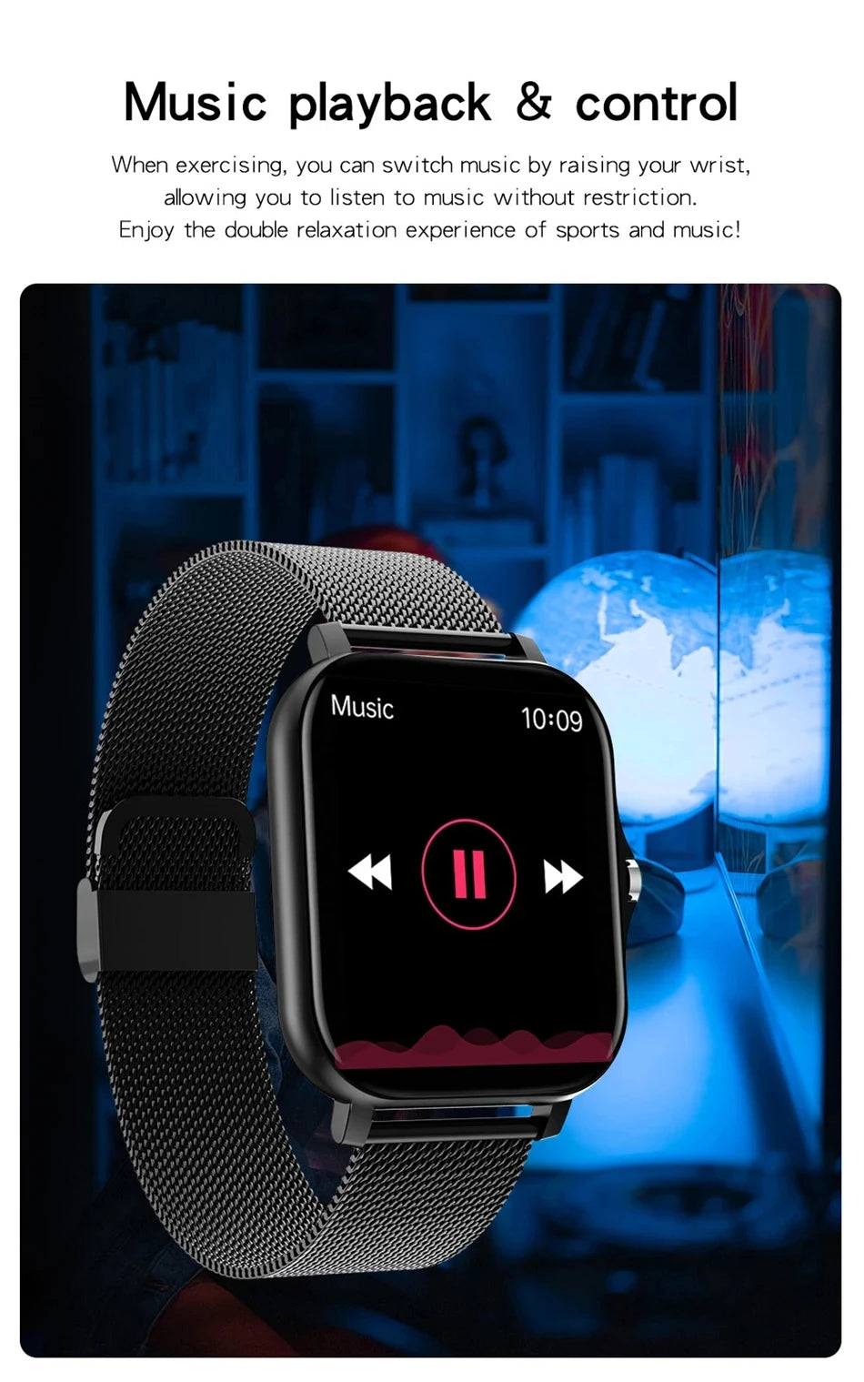 Smart Watch 1.83" HD Display – Bluetooth Calls, Fitness Tracker for Android & iOS