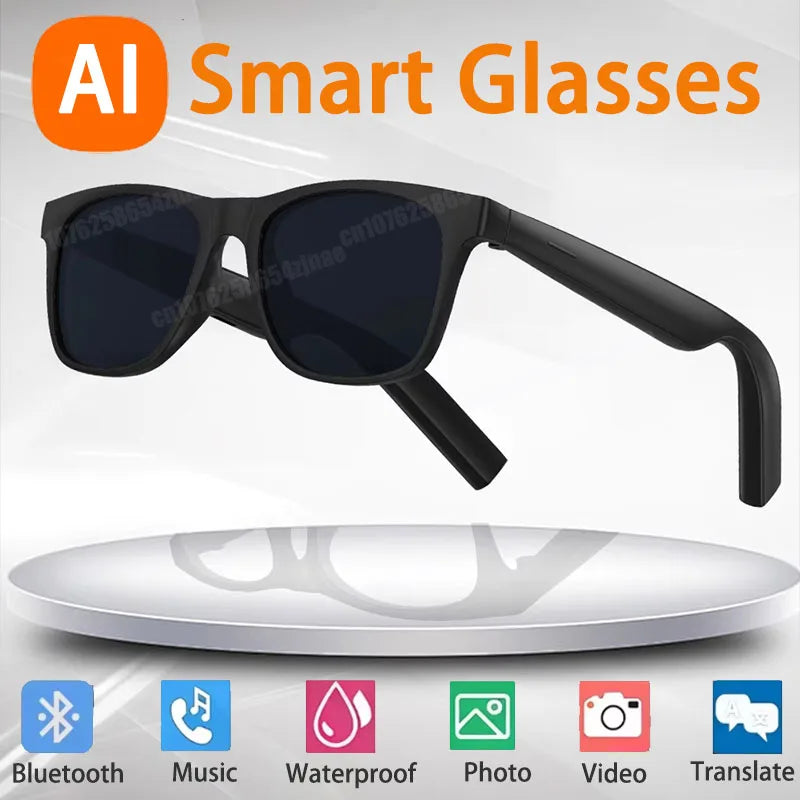 BMAD AI Smart Glasses | 8K Camera, Bluetooth, Voice Assistant & Translator