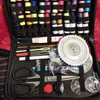 Sewing Kit Complete Set with Threads Needles Scissors Tape Measure Buttons and More