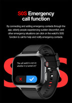 Medical Grade ECG & PPG Smart Watch | Blood Sugar, BMI, Uric Acid & Bluetooth Calling