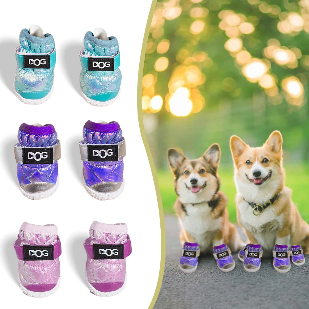 Dog Boots & Paw Protectors – Water-Resistant Winter Shoes for Small, Medium & Large Dogs