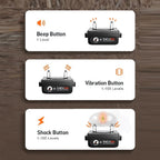 1000M Rechargeable Dog Training Collar – Waterproof Remote Shock Collar with Beep, Vibration & Auto Bark Mode