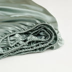 Natural 100% Silk Fitted Sheet with Elastic Bands-
