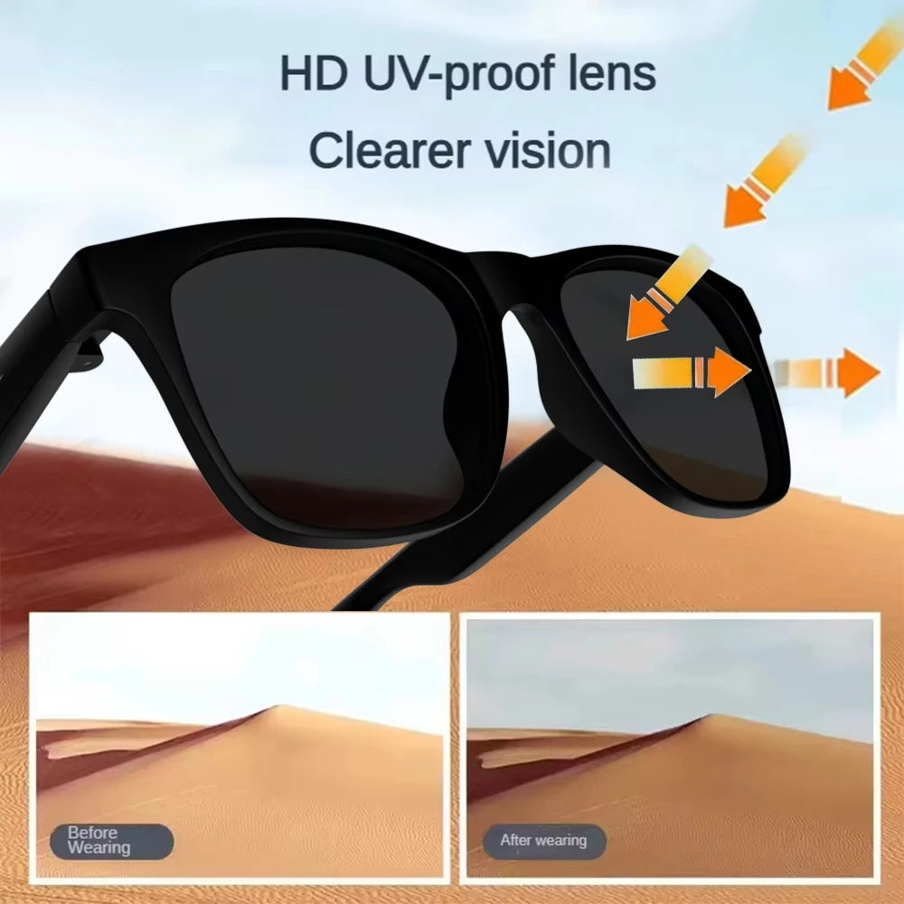 BMAD AI Smart Glasses | 8K Camera, Bluetooth, Voice Assistant & Translator