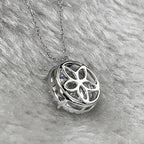 Joyce Jelly S925 Sterling Silver Moissanite Necklace – 5CT 11mm Coloured Gemstone Pendant