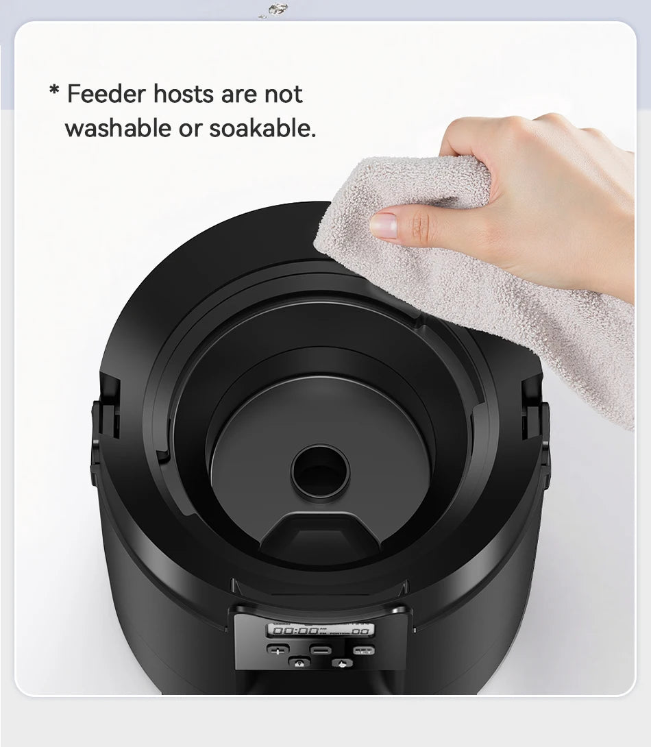 ROJECO 2L Automatic Pet Feeder – Smart Timed Cat & Dog Food Dispenser (Button & WiFi Versions)