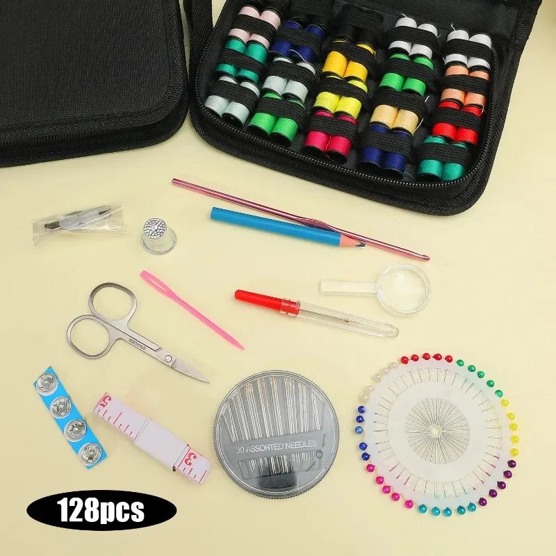 Sewing Kit Complete Set – Threads, Needles, Scissors & More