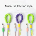 Cross-Body Dog Leash with Cloud Foam Cotton Handle – Hands-Free Walking Leash | Multiple Colours