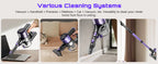 SuXiangVac 10-in-1 Cordless Stick Vacuum Cleaner | 55kPa 500W | HEPA Filter | LED Display | 45 Min Runtime
