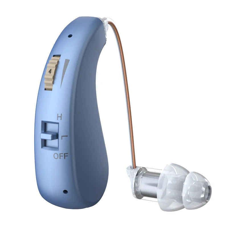 Hearing Aid Headphones for the Elderly – Single-Ear Sound Amplifier with Volume Control