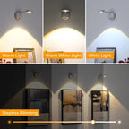 Wireless USB LED Motion Sensor Night Light – Wall Lamp for Bedroom & Living Room