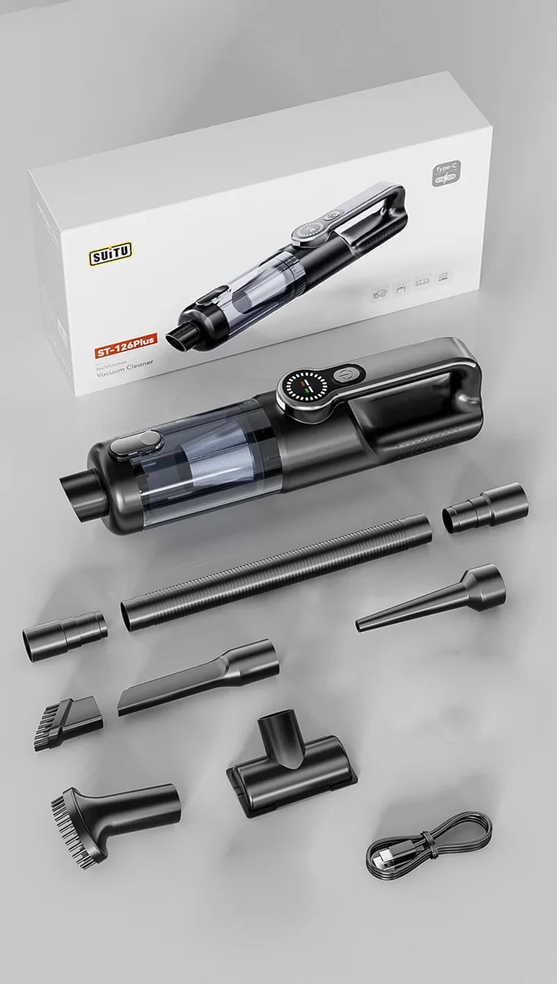 This wireless Vacuum cleaner comes with all these attachments