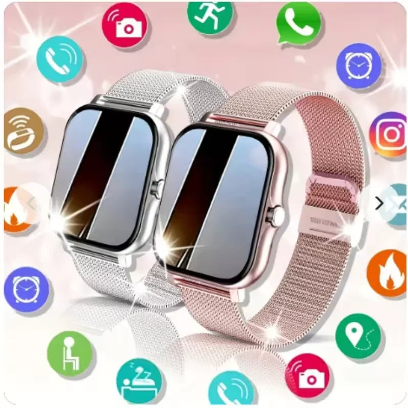 Smart Watch 1.83" HD Display – Bluetooth Calls, Fitness Tracker for Android & iOS