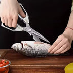 Multifunctional Kitchen Scissors – Stainless Steel Food & Bone Scissors