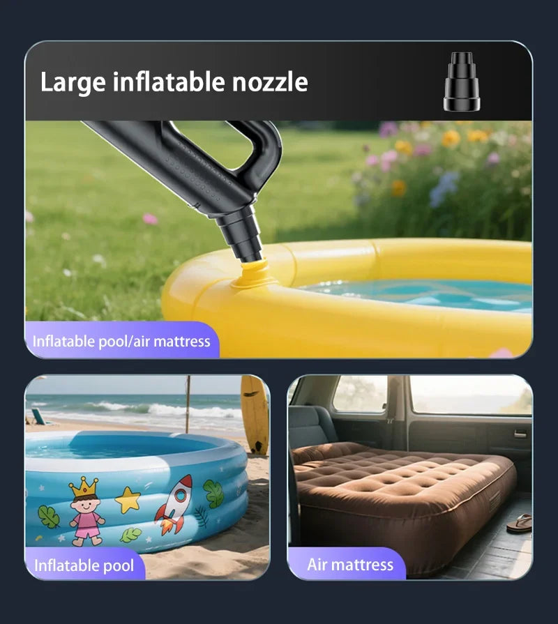 Large inflatable nozzle