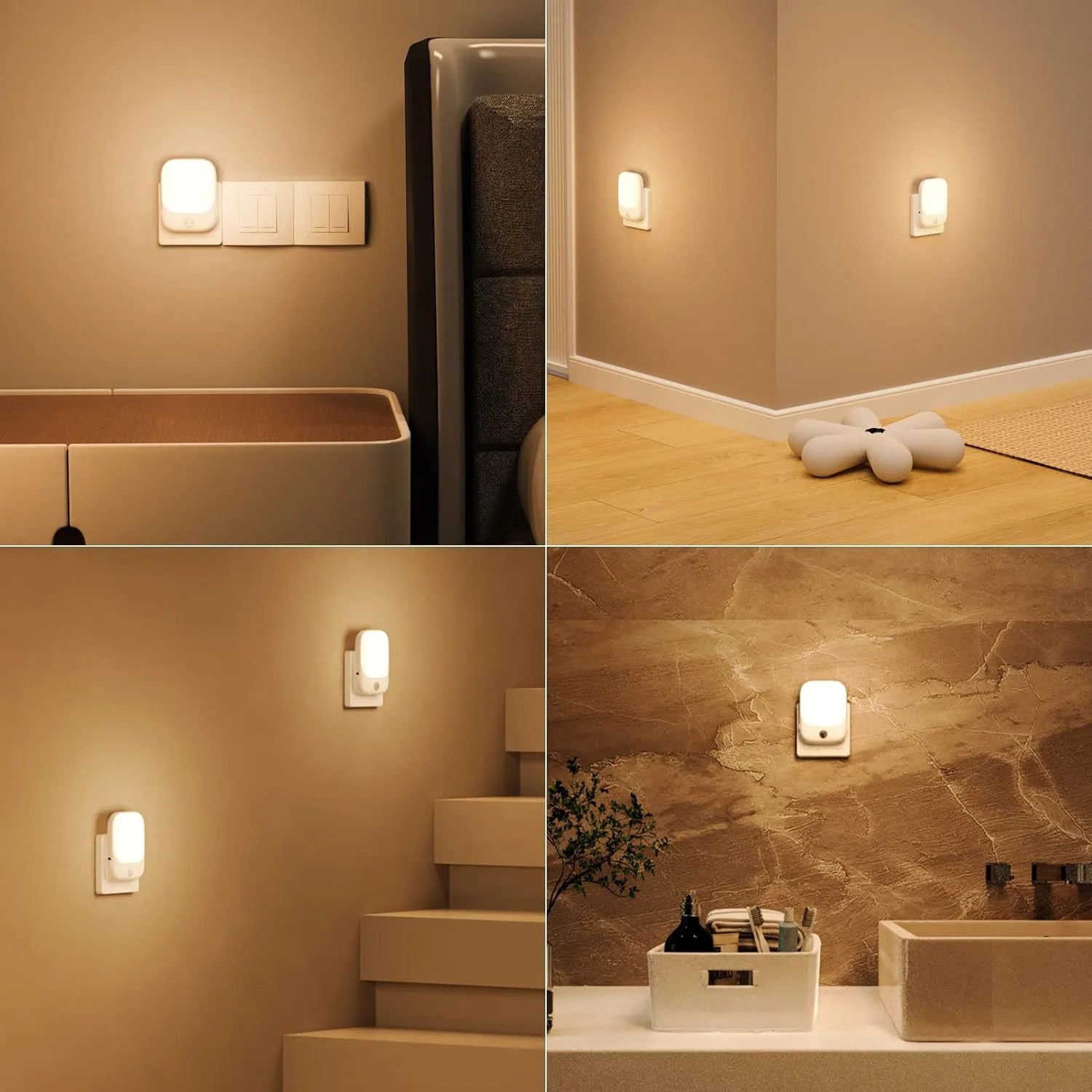 LED Motion Sensor Night Lights for Kids Bedroom