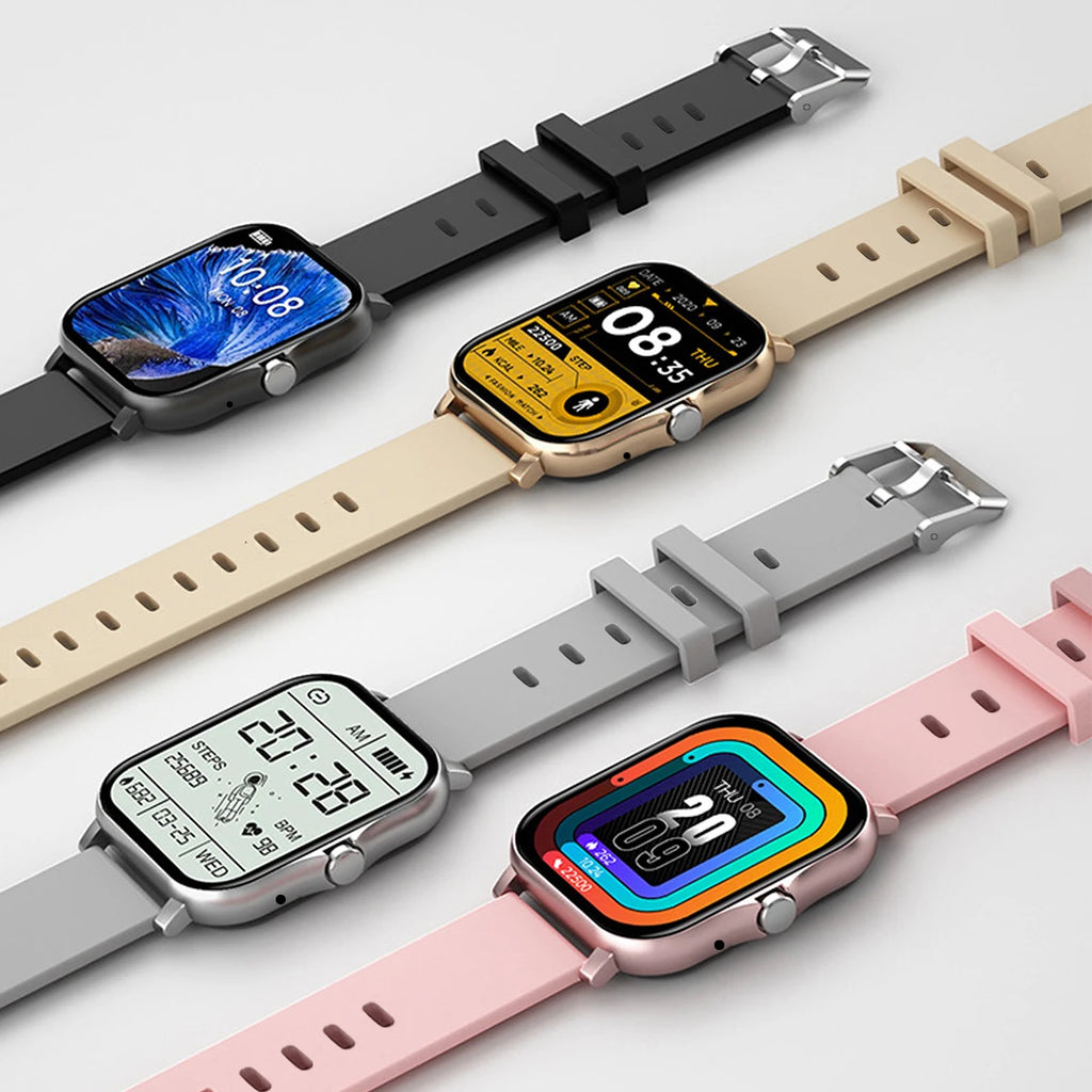 see the diffrent watch straps rather than the metaic bans
