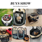 Foldable Pet Playpen & Tent | Indoor & Outdoor Dog & Cat Enclosure