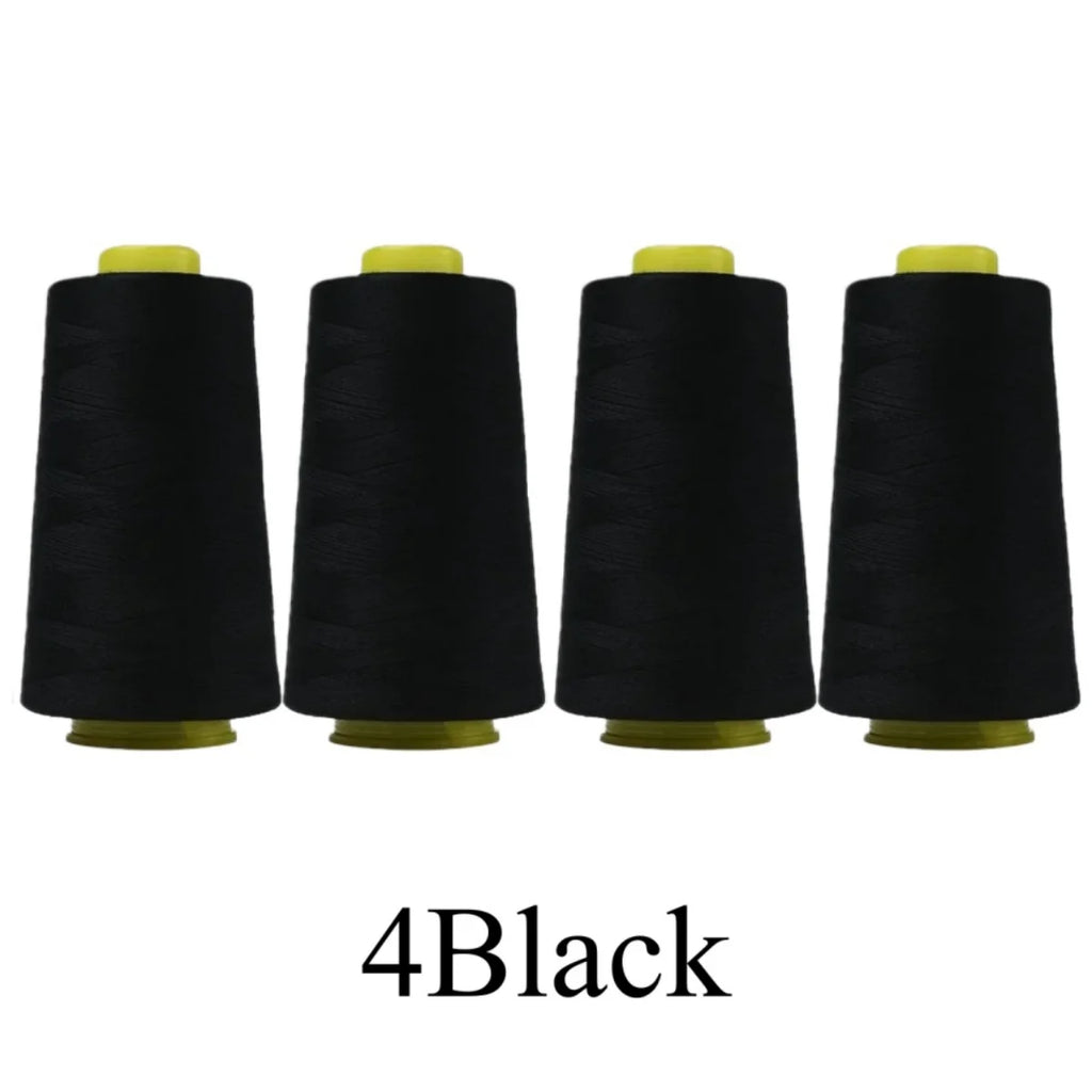 Domestic 100% Polyester overlocker threads. 3000 Yard Each