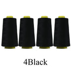 Domestic 100% Polyester overlocker threads. 3000 Yard Each