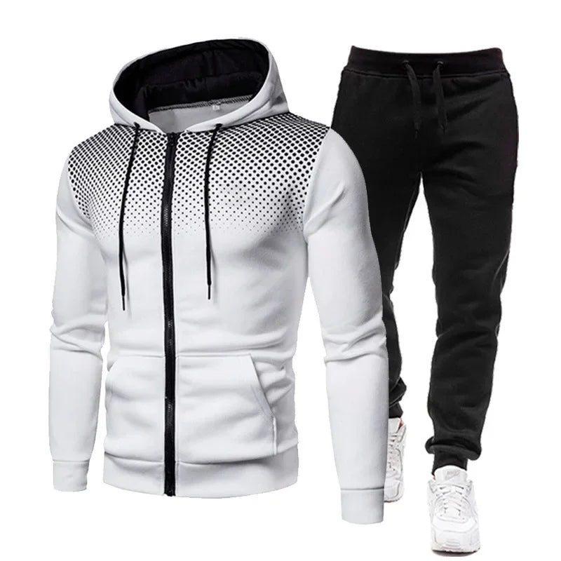 Mens 2026 Tracksuits  Clothing  Sets Hoodie Set Zipper Sweatshirt
