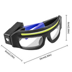 Glasses LED Headlamp – 5 Modes, Motion Sensor & Type-C Charging