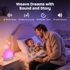 Wake Up Light Sunrise Alarm Clock — Sunset Simulation, White Noise, FM Radio & Dimmable RGB Night Light
