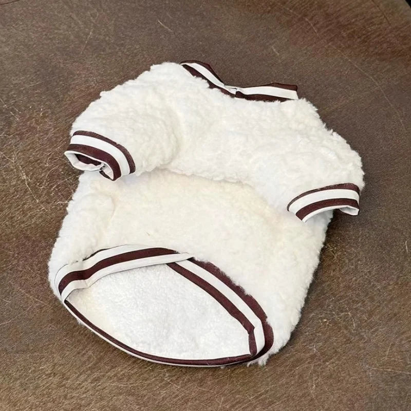 Plush Animal Dog Hoodie – Soft Autumn & Winter Pet Pullover | XS–XL