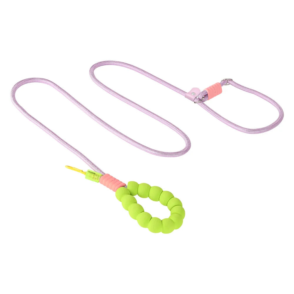 Cross-Body Dog Leash with Cloud Foam Cotton Handle – Hands-Free Walking Leash | Multiple Colours