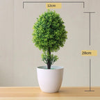 Artificial Plants Potted Bonsai Green Small Tree Plants