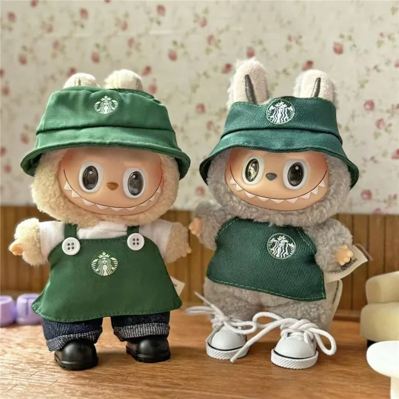 15-17cm For Labubu Doll Mini Clothes