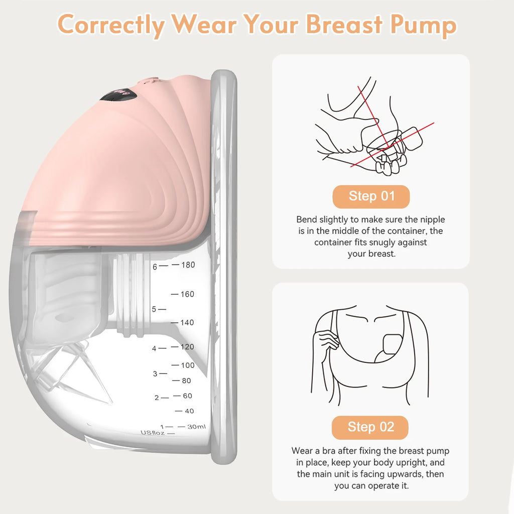 How to wear this breast pump
