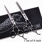 Professional Hairdressing Scissors Set – 5.5 & 6.0 Inch Cutting & Thinning Shears