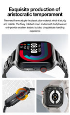 Medical Grade ECG & PPG Smart Watch | Blood Sugar, BMI, Uric Acid & Bluetooth Calling