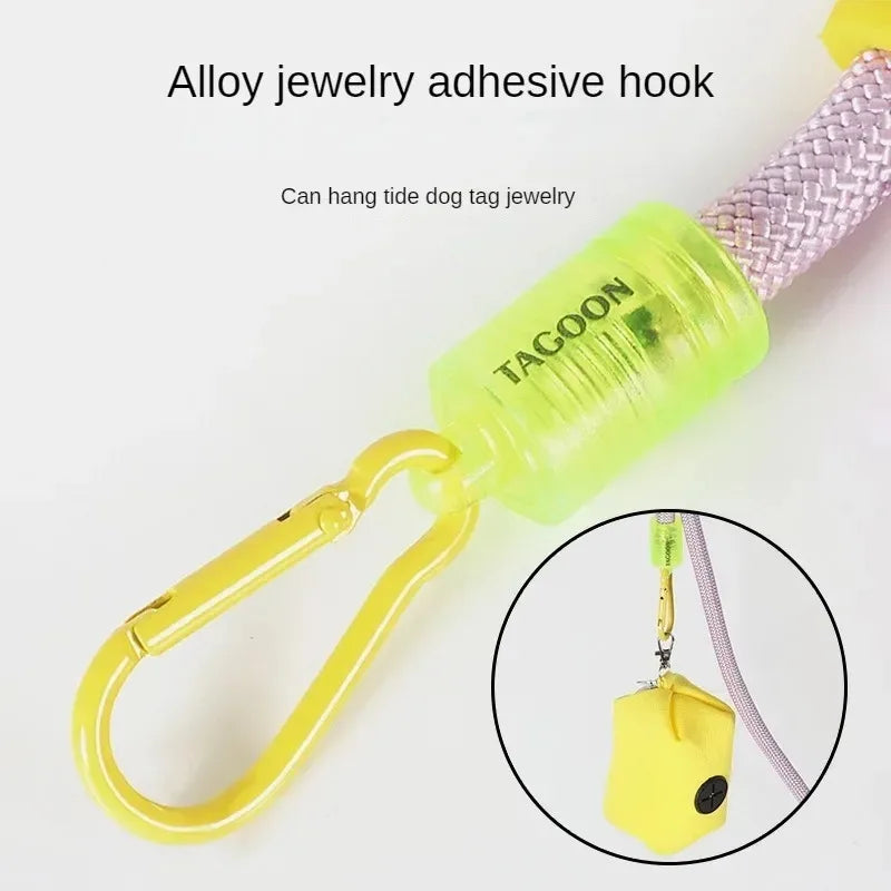 Cross-Body Dog Leash with Cloud Foam Cotton Handle – Hands-Free Walking Leash | Multiple Colours