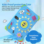 BDF 7-Inch Kids Android 13 Tablet — 4GB RAM, 64GB Storage, Dual Camera, WiFi & Bluetooth | Pink & Blue