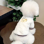 Plush Animal Dog Hoodie – Soft Autumn & Winter Pet Pullover | XS–XL