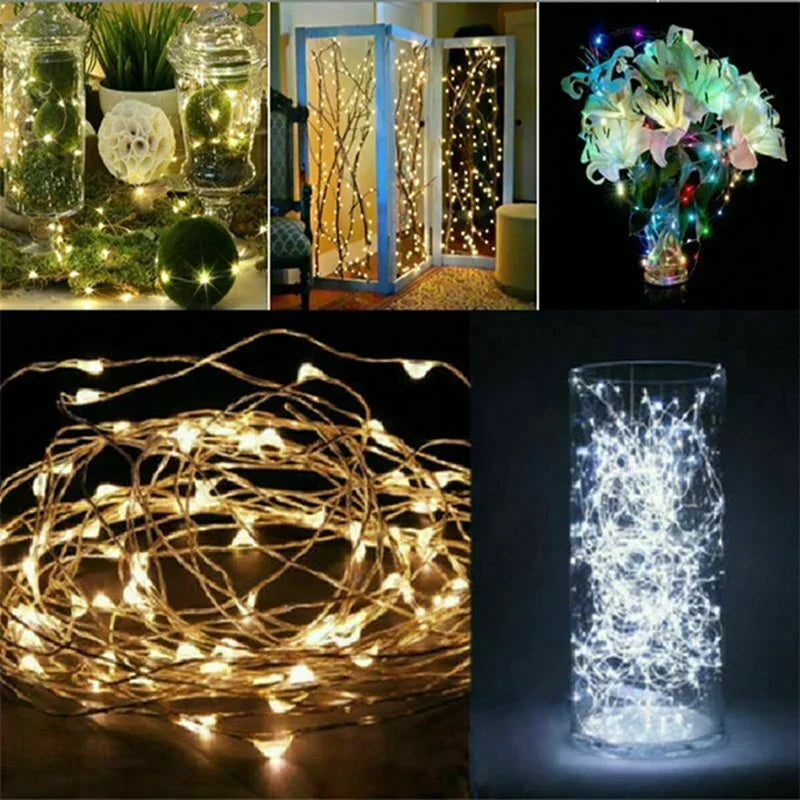 LED Fairy String Lights – Battery Powered | 6 Colours & 5 Lengths