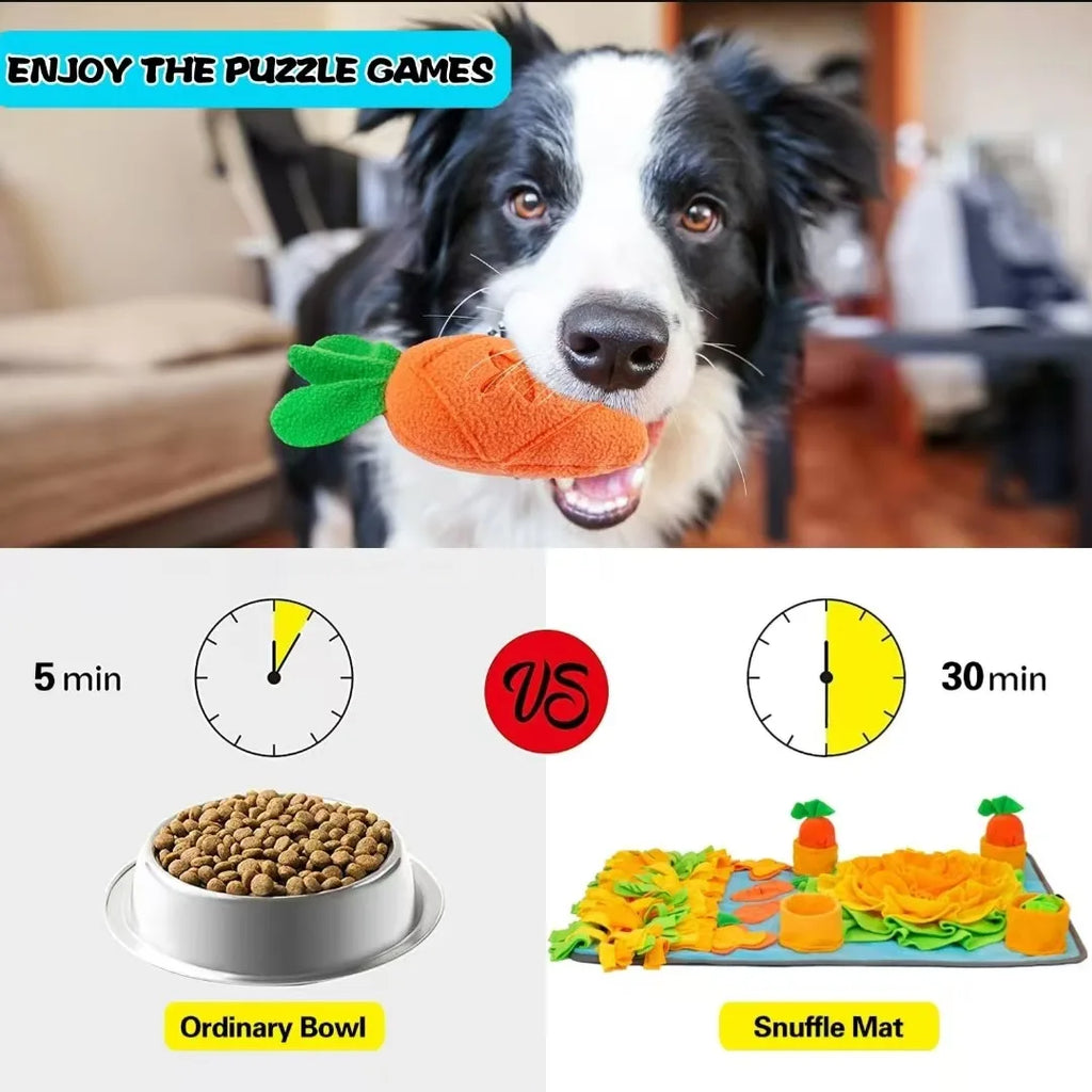 Interactive Dog Snuffle Mat For Small Medium Dogs.