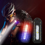 USB Rechargeable LED Torch – 5 Modes, Red/Blue Warning Flash & Shoulder Clip