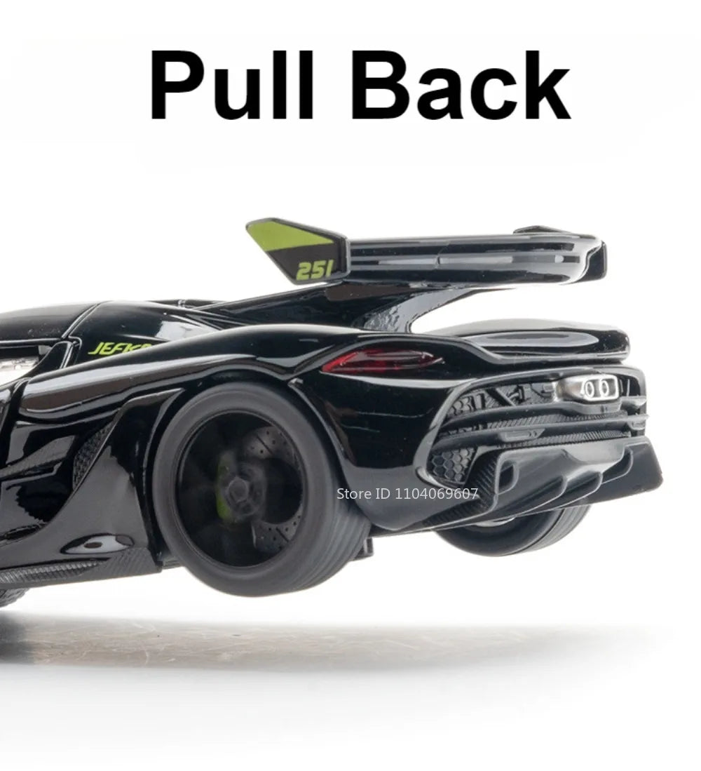 1:32 Scale Hypercar Diecast Supercar Model | Sound, Lights & Opening Doors