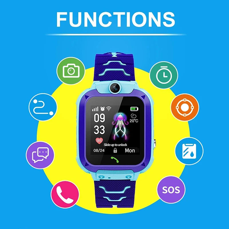 Kids Smart Watch with Camera, Games & Location – Boys & Girls Ages 3–12