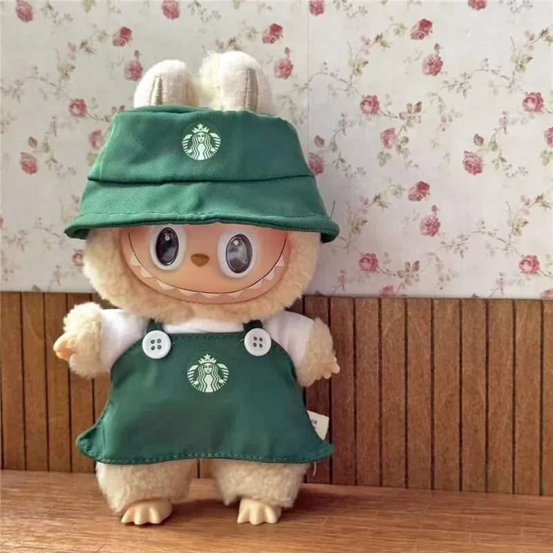 15-17cm For Labubu Doll Mini Clothes