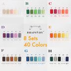 40WT Polyester Embroidery Thread Filament Threads