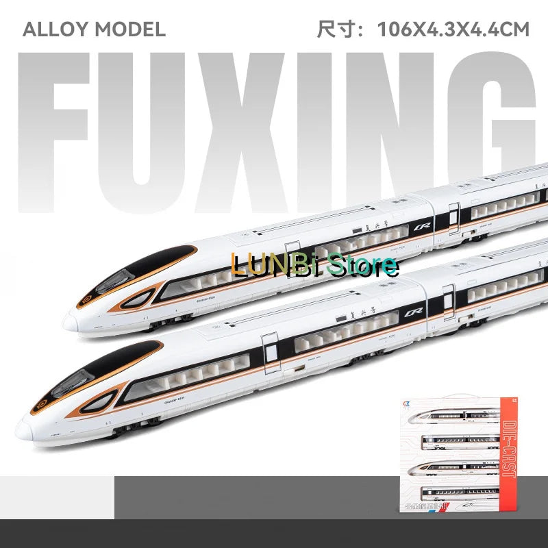 1:87 High Speed Train Die-Cast Model with Lights & Sound