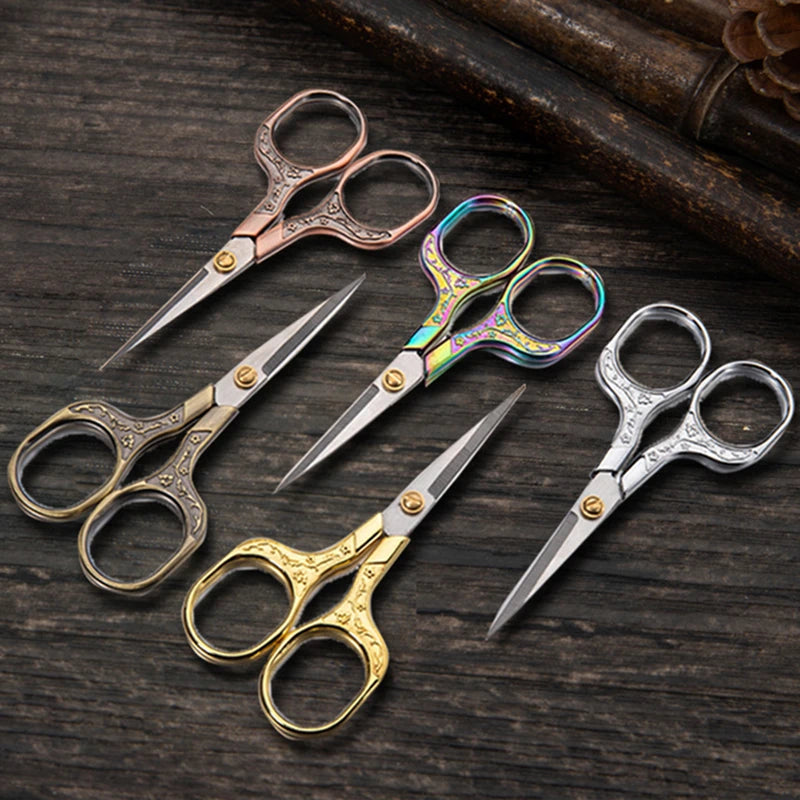 Retro Vintage Embroidery Scissors — Stainless Steel 5 Inch