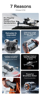 NEW GT50 PRO MIni 5 pro RC Drone