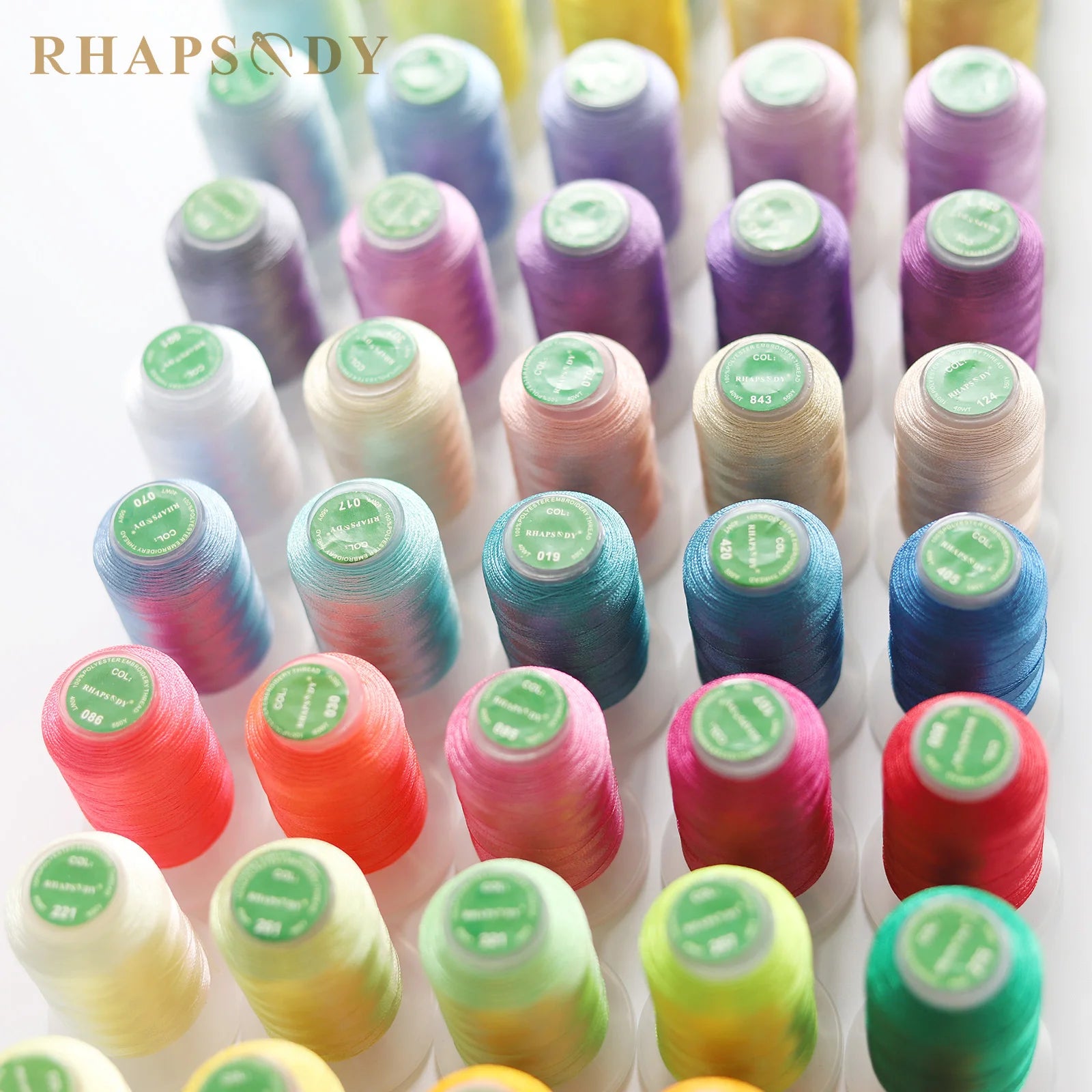 40WT Polyester Embroidery Thread Filament Threads