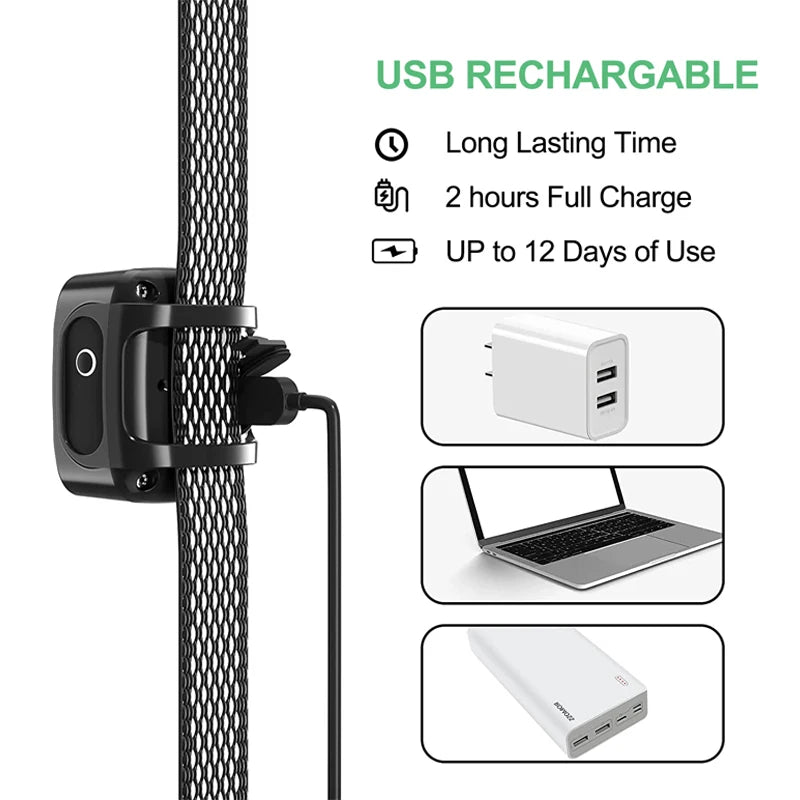 Anti Bark Collar for Dogs – Ultrasonic Vibration Training Collar with IP67 Waterproof & USB Rechargeable
